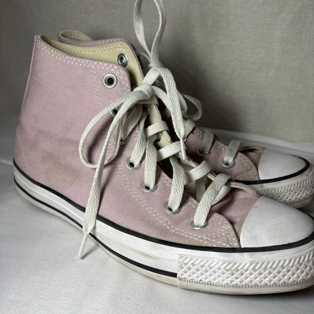 Converse‎ Chuck Taylor All Star High Top Pink Canvas Sneakers A04542F Womens 8